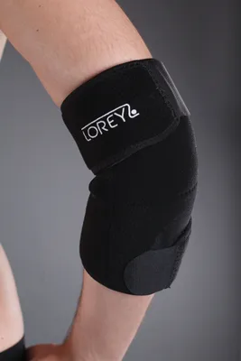 Produktbild von LOREY - Hochwertige Ellenbogenbandage aus offenporigem Neopren, Ellenbogenstütze