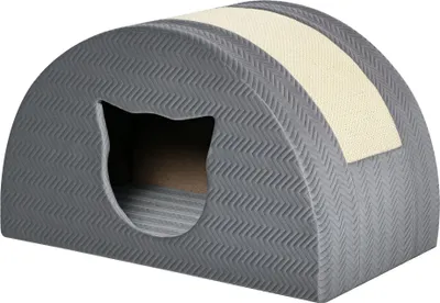 Image de PawHut : grotte pour chat avec griffoir, panier, maison à griffer, habitat pour chat en sisal