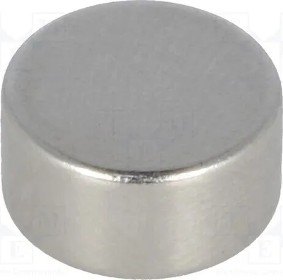 Produktbild von 1x Magnet: beständig NdFeB Ø10x5mm Neodym 350mT M1219-5 Magneten