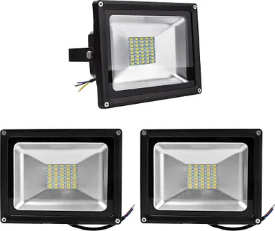 Produktbild von 3pcs 30W SMD LED Strahler Fluter,Greenmigo IP65 Flutlicht Leuchtmittel Baustrahler Scheinwerfer Warmweiß Wandstrahler Außenstahler Leuchtmittel 85-265V AC