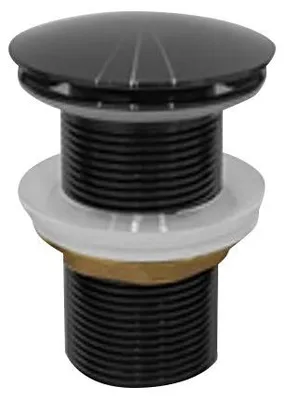 Productafbeelding van Sapho AURUM afvoerset 5/4", klik-klak, gunmetal