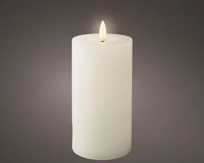Produktbild von LUMINEO Kerze LED Wachs indoor 486769 15cm weiß