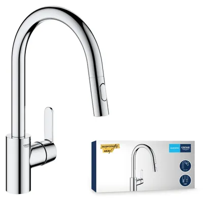 Image de GROHE Get Mitigeur monocommande Evier Chromé 31484001