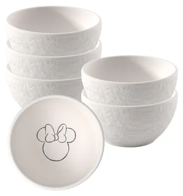 Produktbild von Villeroy & Boch Manufacture Rock blanc - Mickey Mouse Dipschale ø 7,7 cm 6er Set