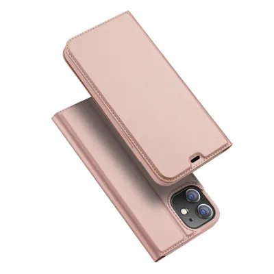Produktbild von DUX DUCIS Skin Pro Book Hülle für Apple iPhone 12 Mini - Rosa KP9639