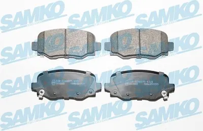 Produktbild von SAMKO 5SP1955 Bremsbeläge Satz Hinten Bremsklötze für JEEP CHEROKEE (KL) für CHRYSLER 200 Stufenheck