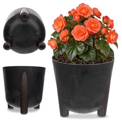 Imagen del producto de Macetas KADAX, con patas y base, para plantas, 18 cm, color