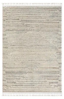 Obrázek produktu pro Koberec MY-RUG, Meera 2, 200x140, bílý, koberec s vysokým vlasem, s efektem high-low, mírně lesklý, obdélníkový tvar