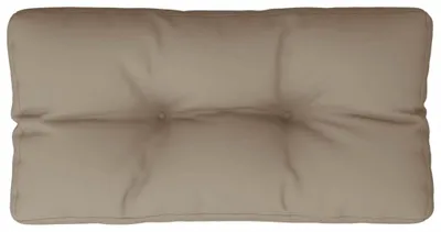 Zdjęcie produktu dla vidaXL Poduszka paleta taupe 70x40x12 cm tkanina