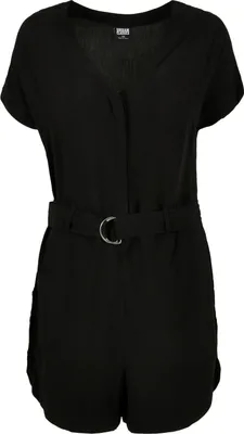 Produktbild von Urban Classics Ladies - Short Viscose Belt Jumpsuit - XS