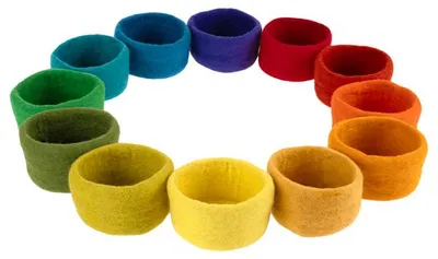 Produktbild von Eduplay Filzschalen 12 Monate Set aus 12 - Lernspielzeug für Kinder
