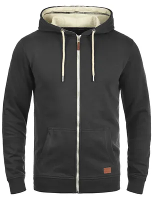 Produktbild von BLEND BHHulker Herren Sweatjacke Kapuzenjacke Hoodie mit Kapuze Reißverschluss Kängurutasche Baumwollmischung Regular fit