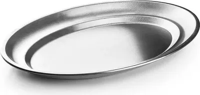 Immagine prodotto di Vassoio da portata Ibili-Accesorios, acciaio inossidabile 18/10, 40x28x3 cm, argento
