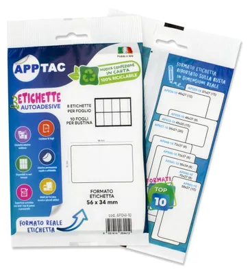 Productafbeelding van Zelfklevende etiketten - 10 vellen 12,7 x 16,3 cm