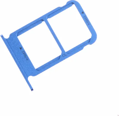 Produktbild von Für Huawei Honor 10 Sim Tray Halter Blau