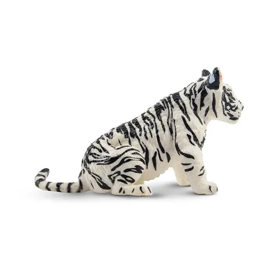 Produktbild von Toymany ML00192-2 Weißes Tigerjunges sitzend 6,1 cm Wildtiere