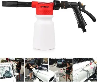 Produktbild von Schaumpistole für die Autowäsche, Schaum-Autoreiniger, Schaum-Sprühpistolenlanze 900 ml für die Auto- und Gartenreinigung