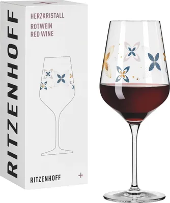 Produktbild von Herzkristall Rotweinglas #9 Von Carolin Oliveira