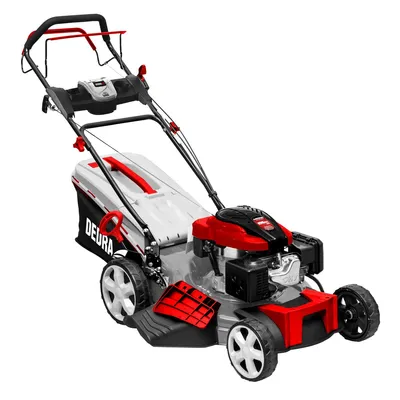 Obrázek produktu pro DEDRA DED8725Q-53L benzínová sekačka s pojezdem, LONCIN 3,6kW, 53cm, 2 nože, mulčování, koš 65l