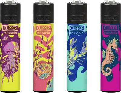 Image de Clipper® Briquets Set de 4 : Lava Animals