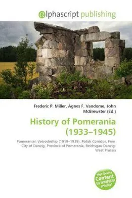Produktbild von History of Pomerania (1933-1945)