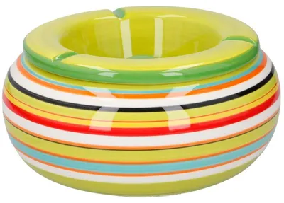 Produktbild von Storm Aschenbecher - grune Farbkombination - D13 cm - Keramik