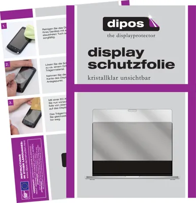 Produktbild von 2x Schutzfolie für Apple MacBook Pro 14 Zoll (2021) klar Displayschutzfolie Folie Display Schutz dipos