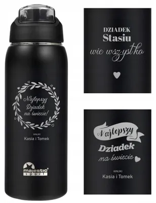 Produktbild von Majestic Sport Delta Thermosflasche mit Gravur – Geschenk für Opa