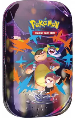 Image de Mini-tin pokémon me01 méga evolution : méga-kangourex - asmodee - cartes à collectionner française