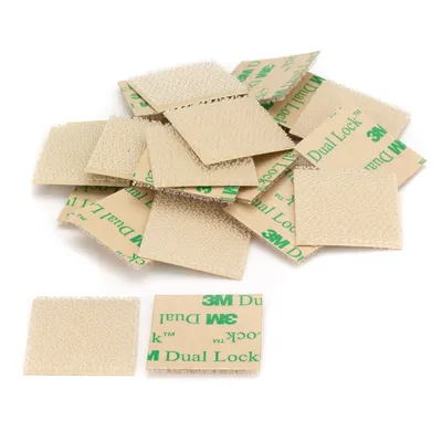 Produktbild von 24 Stück 3M SJ 4570 Klettpads 25x25mm