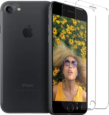 Immagine prodotto di Vetro blindato per Apple iPhone 7 / 8 / SE 2 pellicole protettive 2x fotocamera pellicola protettiva in vetro 2x pellicola blindata