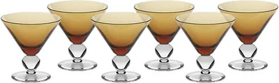 Produktbild von Eiscremeglas Cocktail 6er-Set Colori Vero 11cm orange
