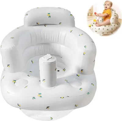 Produktbild von Aufblasbarer Sitz Baby, Tragbares Sofa Baby, Baby-Sitze für Kleinkinder, Stuhl zum Sitzen Baby Dusche Stuhl, Trainingssitz Für Babys 3 bis 36 Monate