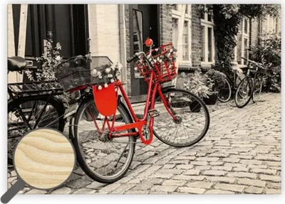 Obrázok produktu pre Drevený obraz: bicykel, 485x340