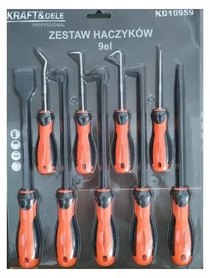Produktbild von Kraft & Dele KD10959 Satz Montagehaken 9 Stück