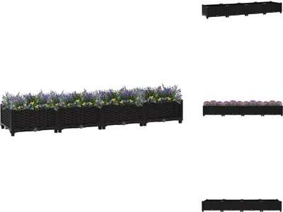 Produktbild von vidaXL Hochbeet 160x40x23 cm Polypropylen - Blumentöpfe & Pflanzgefäße