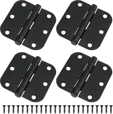 Produktbild von Famanu Scharniere 76 x 76 mm - Schwarz, 2 Paar
