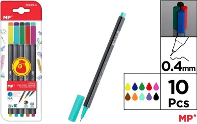 Immagine prodotto di Penna per pollice 0,4 mm 10 colori