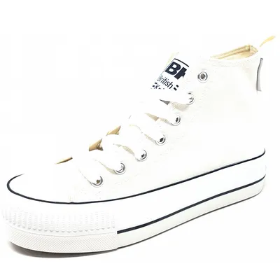 Produktbild von British Knights Kaja Mid Leinenschuh Weiß