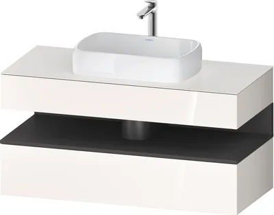 Produktbild von DURAVIT QA4732049220010 QTG KWTU WH Ek. 1200x550x600 Wß Hgl.
