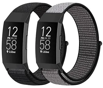 Zdjęcie produktu dla Pasek nylonowy do fitbit charge 4 3 se oddychający sportowy