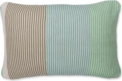 Produktbild von Pip Studio Blockstripe Zierkissen Farbe Light Green Größe 40x60 cm
