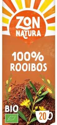 Zdjęcie produktu dla Zonnatura 100% Rooibos herbata ziołowa 31g, bez kofeiny, organiczna, wegańska, bezglutenowa
