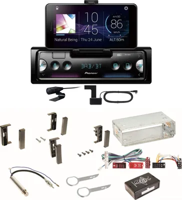 Produktbild von Pioneer SPH-20DAB Digitalradio Bluetooth USB FLAC Einbauset für Audi A3 8L
