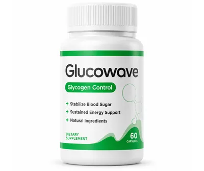 Produktbild von Glucowave Nahrungsergänzungsmittel – 60 Kapseln – mit Ascorbinsäure, Zimtrindenextrakt, Weißer Maulbeerblatte – Für Erwachsene.