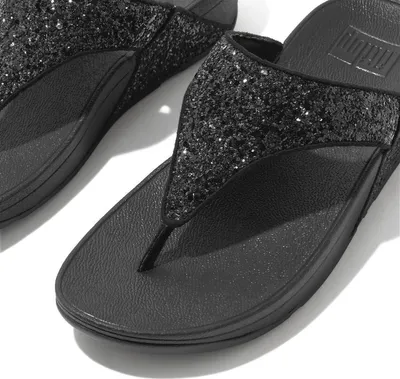 Produktbild von Schwarze Fitflop-Flip-Flops „Lulu Glitter“ für Damen-39