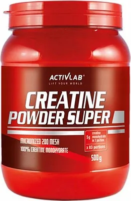 Image de ActivLab Creatine Powder Super 500g Lemon MONO CREATINE
