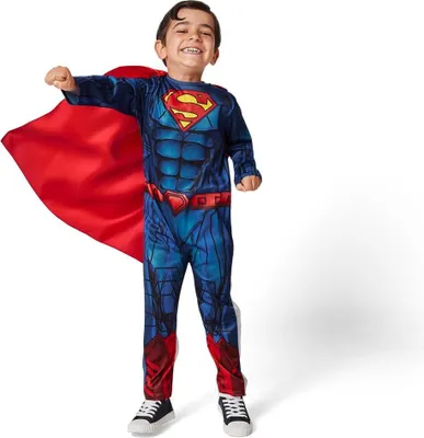 Produktbild von Kinder Jungen Kostüm Supberheld Fasching Karneval Motto Party Superman 134-140