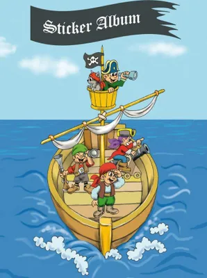 Obrázok produktu pre HERMA Stickeralbum "Piratenabenteuer" DIN A5 16 Seiten