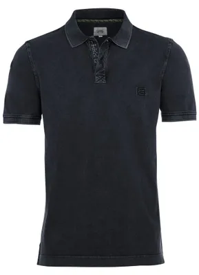 Produktbild von Camel Active Herren Poloshirt T Shirt mit Kragen H-Polos 1/2 Arm 409460-9P00 night blue S